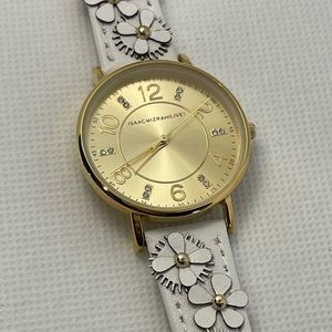 Isaac Mizrahi Live Leather Watch